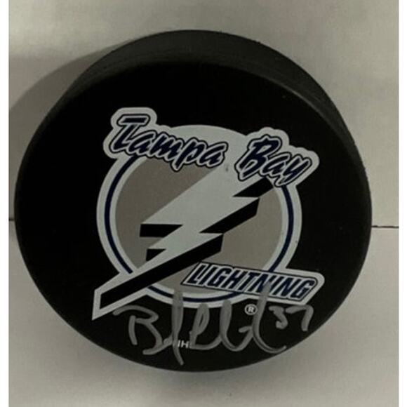 Brad Lukowich Signed Puck - Picture 1 of 3